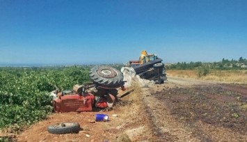 Denizli’de üzüm yüklü traktör devrildi: 1 kişi hayatını kaybetti
