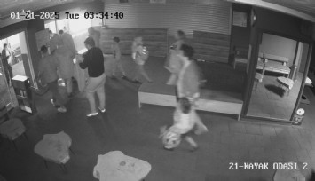 Grand Kartal Otel yangınının ölüm kalım savaşı kamerada