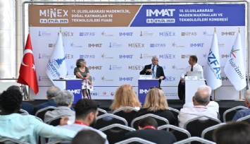 IMMAT Kongresi açılış oturumunda Madencilik ve Ekonomi konuşuldu
