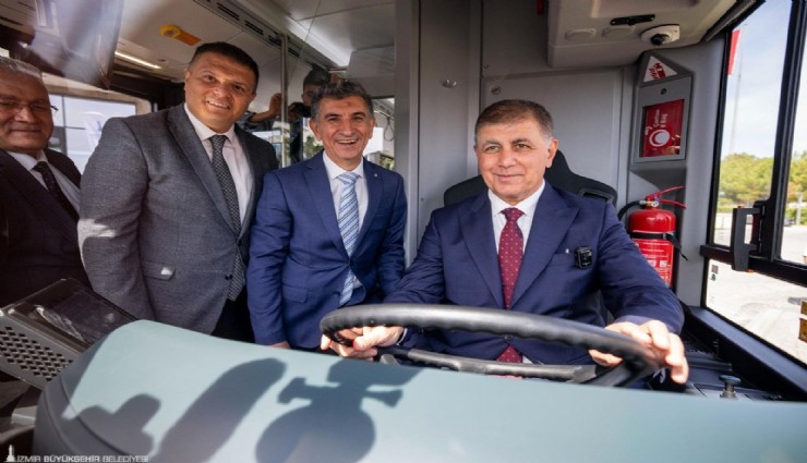 İzmir'de 'Sıfır Emisyonlu Toplu Taşıma Projesi' hizmete girdi