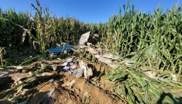 İzmir’deki eğitim uçağı kazasının görüntüsü ortaya çıktı