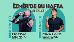 Kaçırılmayacak İzmir etkinlik takvimi: 13 Eylül’de Hayko Cepkin, 17 Eylül’de Mustafa Sandal