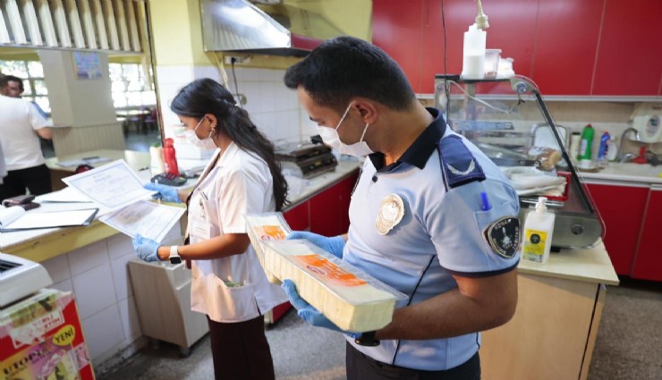 Konak zabıtasından okul kantinlerine sıkı denetim