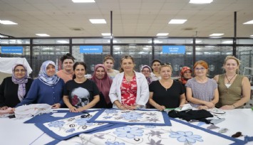 Konaklı kadınlar nakış kursunda üretimle güçleniyor