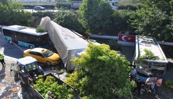 Manisa’da tır faciası: 1 ölü, biri polis 2 yaralı