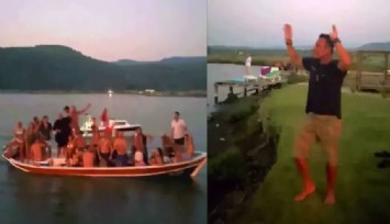 Muğla'da renkli görüntüler: Mustafa Sandal kıyıdan, teknedeki hayranlarına eşlik etti