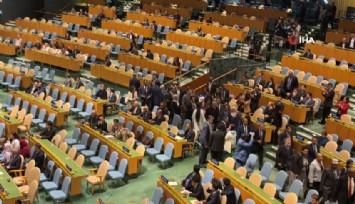 Netanyahu’ya BM’de Gazze protestosu