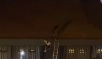 Özel güvenlik görevlileri, konseri kaçak izleyen genci çatıdan aşağı attı