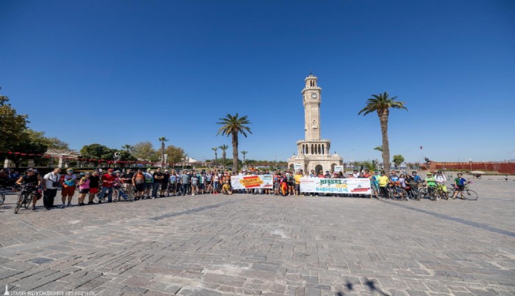 Sağlıklı yaşam ve temiz çevre için pedalladılar