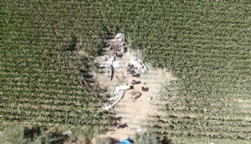 Torbalı’da düşen eğitim uçağının enkazı kaldırıldı: Ankara’da incelenecek