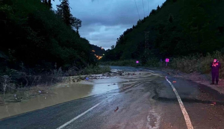 Trabzon’da heyelan
