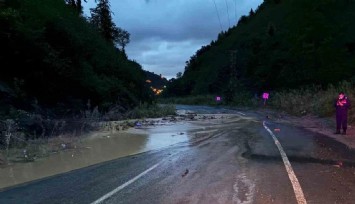 Trabzon’da heyelan