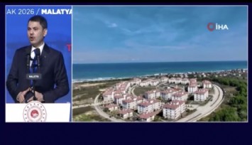 Bakan Kurum: 'Yüzyılın Konut Projesi ile Türkiye genelinde 500 bin sosyal konut inşa ediyoruz'