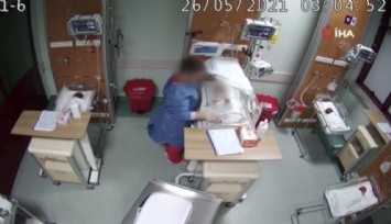 Bebeği darbeden hemşire polise teslim oldu