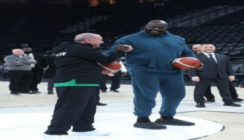 Cumhurbaşkanı Erdoğan, Shaquille O'Neal ile bir araya geldi