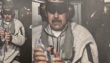 Esir alınan Maduro'dan ilk fotoğraf