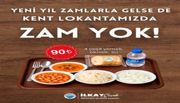 Menderes Belediyesi zamlara karşı durdu: Kent Lokantası yeni yılda da 90 TL