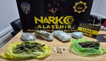 Alaşehir'de narkotik operasyonu: 1 kilo esrarla yakalanan şüpheli tutuklandı