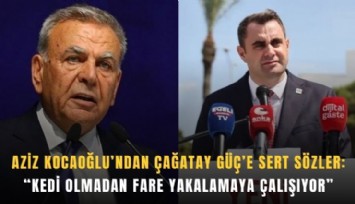 Aziz Kocaoğlu’ndan Çağatay Güç’e sert sözler: Kedi olmadan fare yakalamaya çalışıyor