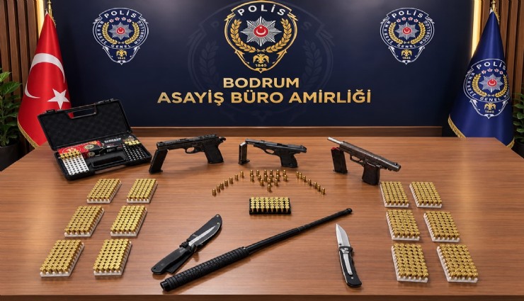 Bodrum'da hareketli saatler: Silah sesleri paniğe neden oldu