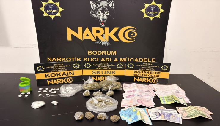 Bodrum’da uyuşturucu baskını: 2 şüpheli tutuklandı