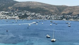 Bodrum'da yabancı turist sayısı 900 bine dayanıyor