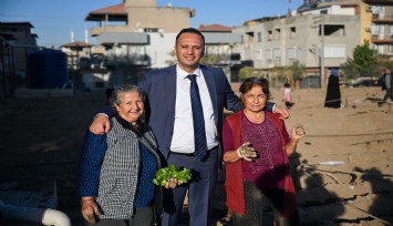 Bornova’da karbon sıfır kent bostanında üretim başladı