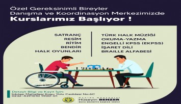 Buca’da engelsiz yaşam için yeni dönem kursları