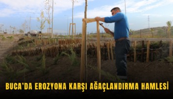 Buca’da erozyona karşı ağaçlandırma hamlesi
