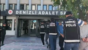 Denizli'de düzenlenen uyuşturucu operasyonunda 10 şüpheli tutuklandı