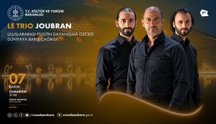 Dünyaca ünlü Filistinli müzik grubu Le Trio Joubran Türkiye turnesine çıkıyor
