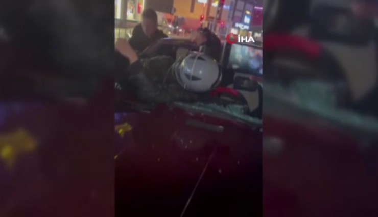 Düzce’de feci kaza: Motosiklet sürücüsü otomobilin içine girdi