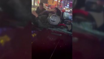 Düzce’de feci kaza: Motosiklet sürücüsü otomobilin içine girdi