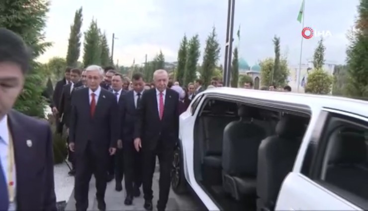Erdoğan ve Türk dünyası liderleri Medeniyet Parkı’nda buluştu