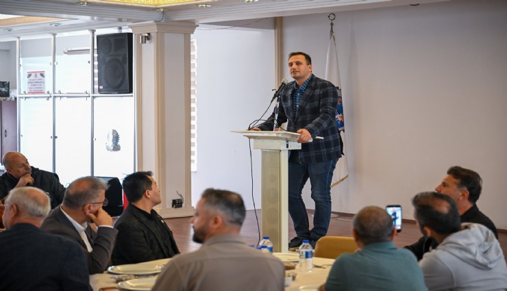 Eşki’den 3. Sanayi Sitesi’nde esnafa destek mesajı: Yanınızdayız