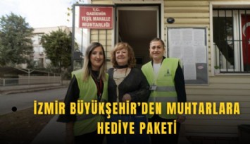 İzmir’de muhtarlara Muhtarlar Günü sürprizi