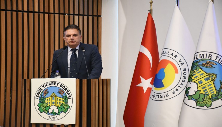 İzmir Ticaret Borsası'nda seçim heyecanı: Başkan adayı Kocagöz'den dikkat çeken mesajlar