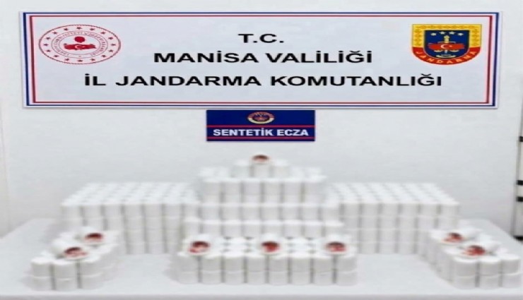 Manisa'da narkotik operasyonu: 42 bin 534 sentetik hap ele geçirildi