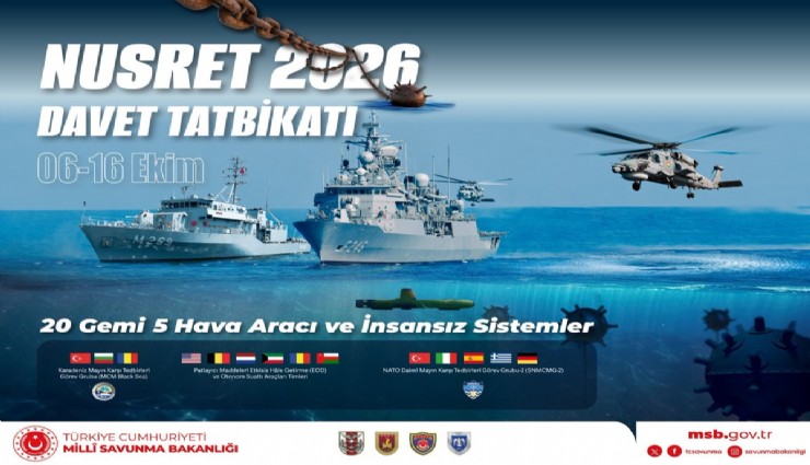 Nusret-2026 Davet Tatbikatı 6 Ekim’de başlıyor