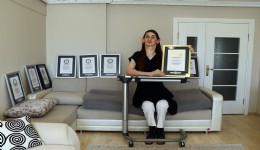 Rümeysa Gelgi’den 12 yılda 8 Guinness rekoru