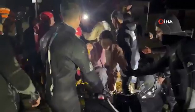 Selde mahsur kalan oyuncu Demet Özdemir böyle kurtarıldı
