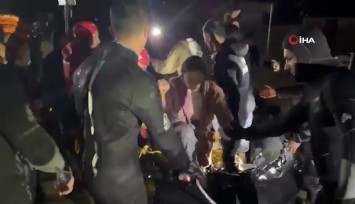 Selde mahsur kalan oyuncu Demet Özdemir böyle kurtarıldı