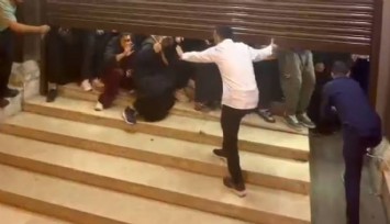 Tekirdağ’da indirim izdihamı kamerada: Yüzlerce kişi aynı anda akın etti