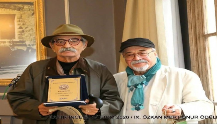 Yazarımız Yaşar Aksoy’a  'Yaşam Boyu Onur Ödülü'