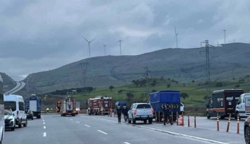 Balıkesir’de F-16 uçağının düştüğü İzmir-İstanbul otoyolu açıldı