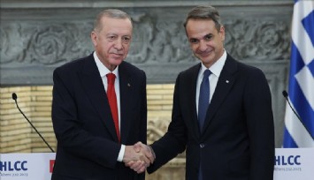 Cumhurbaşkanı Erdoğan, Yunanistan Başbakanı Miçotakis’i kabul etti