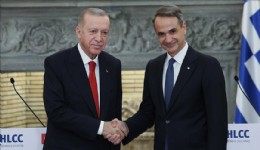 Cumhurbaşkanı Erdoğan, Yunanistan Başbakanı Miçotakis’i kabul etti