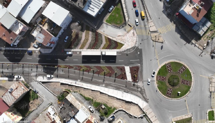 Dostluk Bulvarı’nın yeni bağlantı yolunda işlem tamamlandı