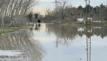 Edirne’de taşkın suları çekiliyor