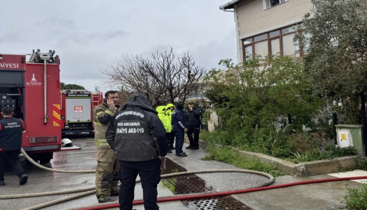 İzmir'de çıkan ev yangınında bir kişi hayatını kaybetti